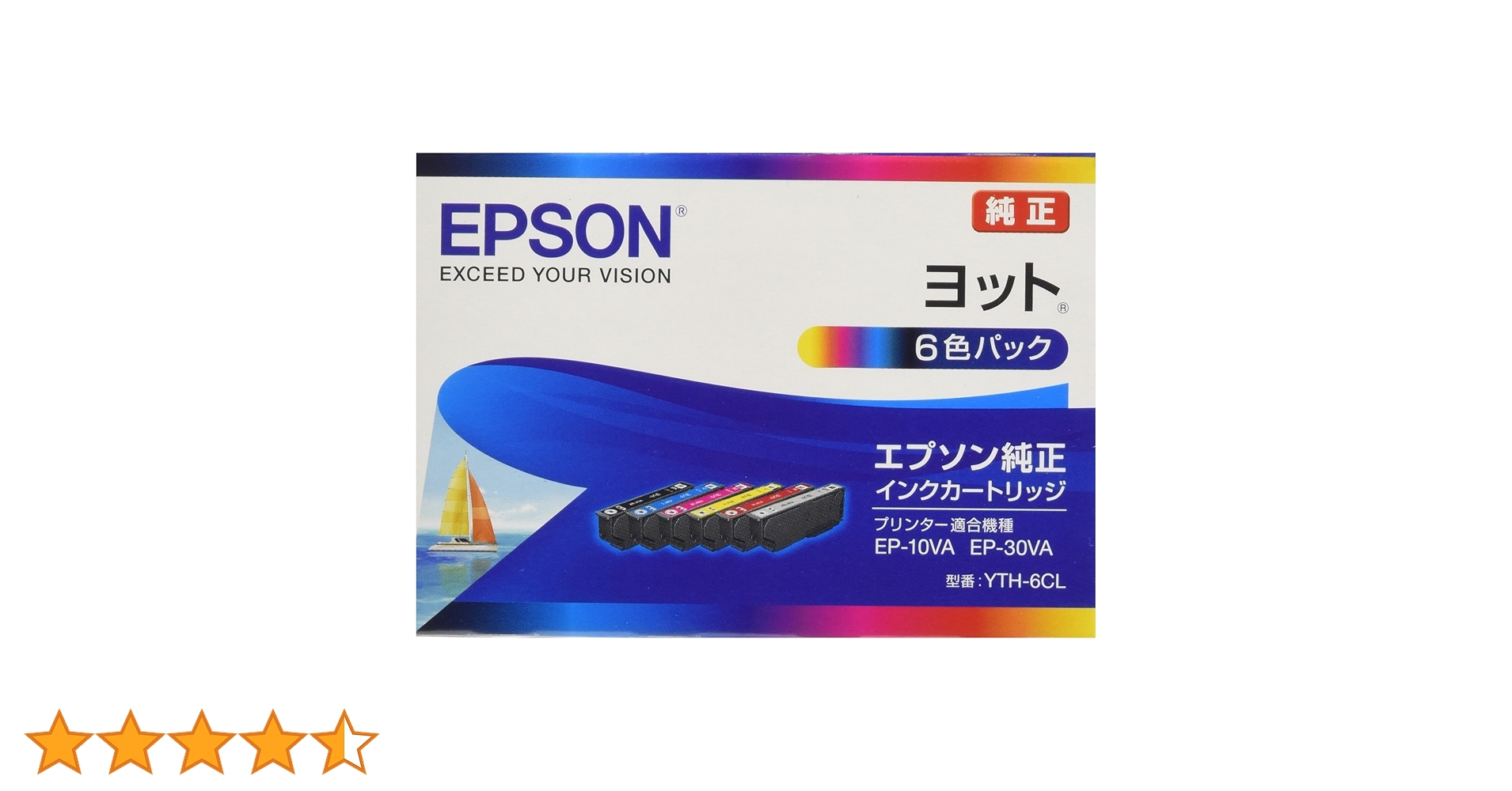 Amazon.co.jp: エプソン 純正 インクカートリッジ ヨット YTH-6CL 6色